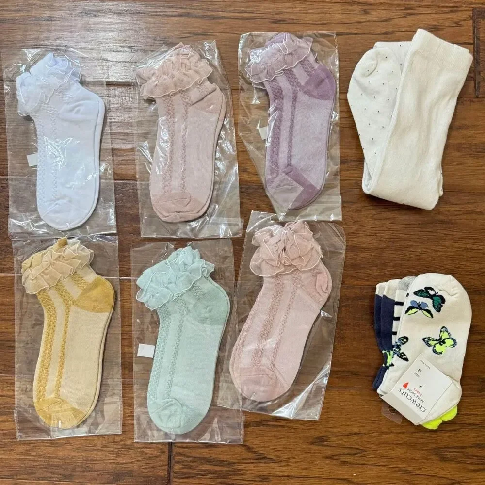 10*pair cute girls socks-‎ size M (10-12)